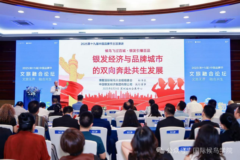 王合成：银发经济与品牌城市双向奔赴 鄱阳湖国际候鸟经济论坛启幕